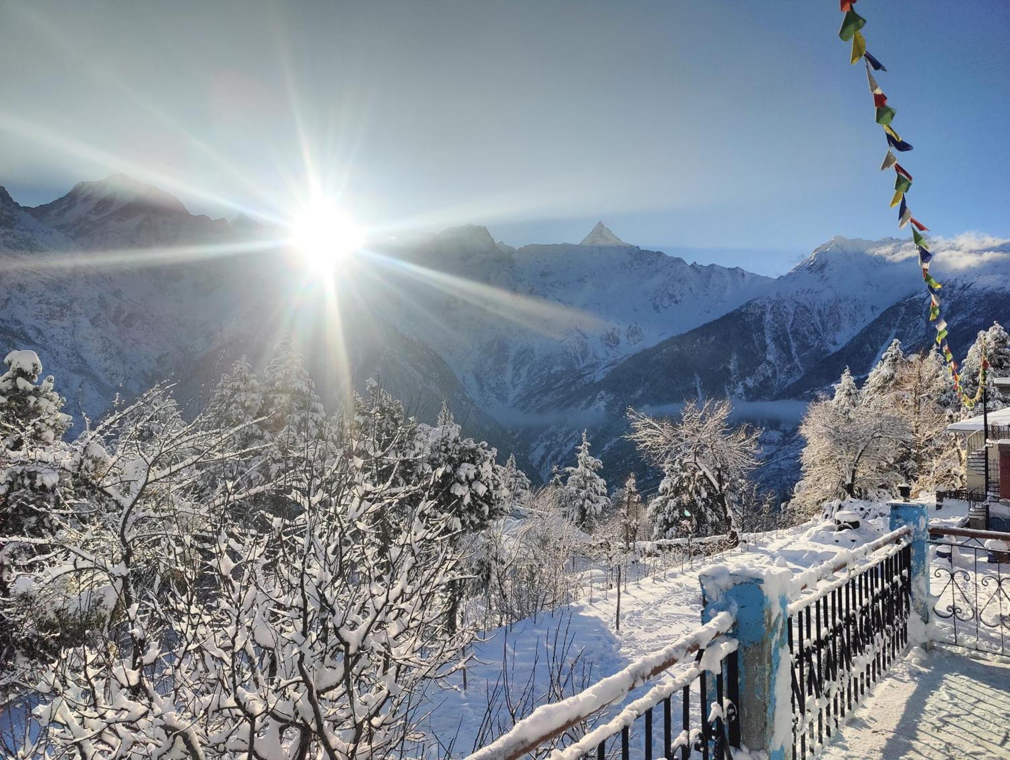 Silk Route Home Stay Kalpa Εξωτερικό φωτογραφία